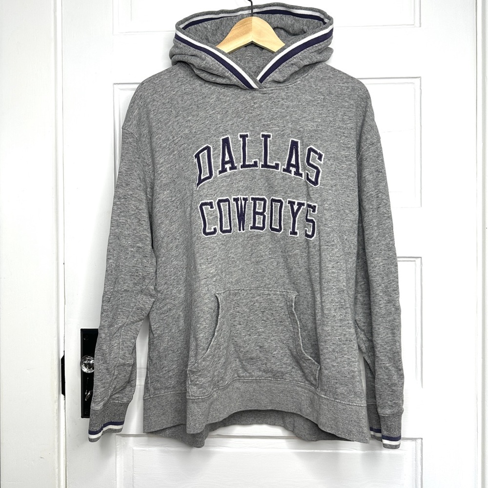 Vintage NFL Gray Dallas Cowboys Sweatshirt Hoodie
